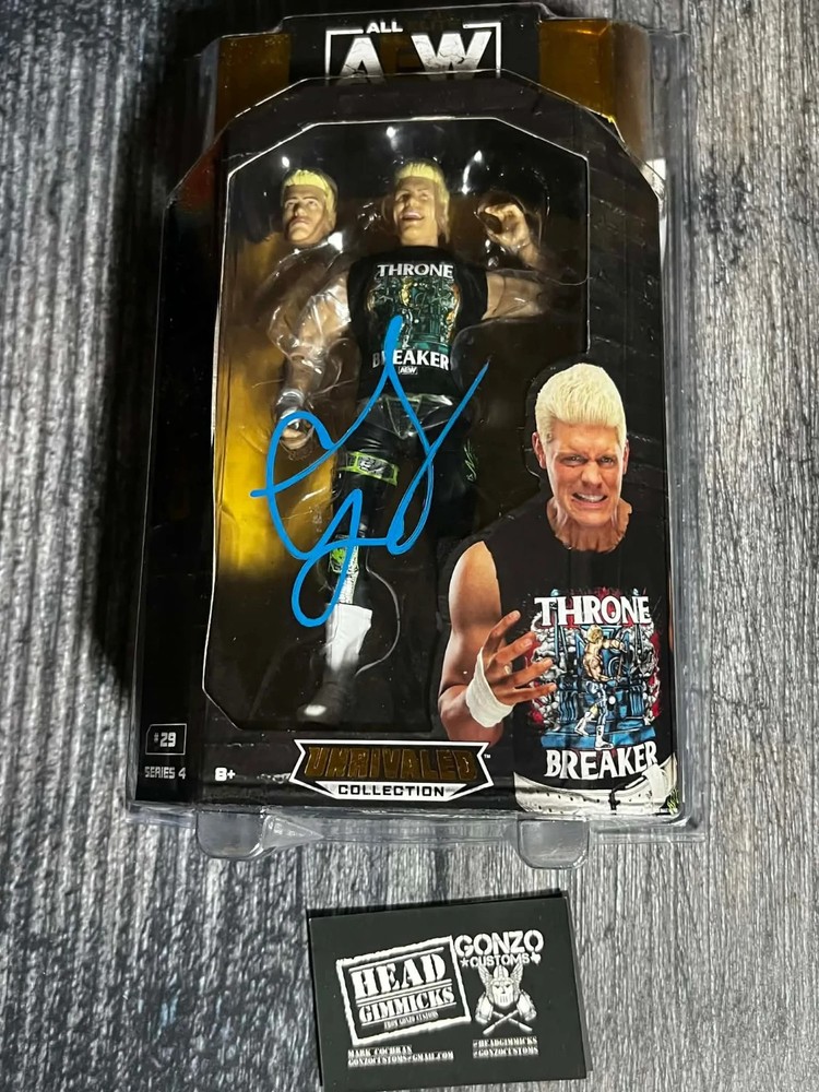 Jazwares AEW Wrestling Collection 16.5cm Action Figure – Autographed