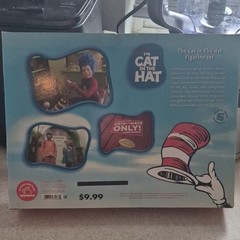 Applause Dr. Seuss Cat in the Hat Figure Set Boxed w/ Airplane Thing 1 2