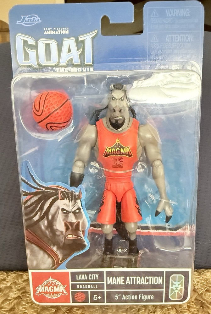 Jada Toys GOAT The Movie Mane Attraction 5-Inch Scale Action Figure w/ Roarball