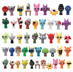 48pcs set Sprunki Model Toy Game Action Figures Toy Birthday Gift NEW