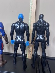 Lot of 7 Marvel Action Figures, Large, approx. 12″ Pre Owned No Accessories
