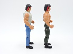 Fire-Power Rambo and Rambo figures LOT 1985 Coleco vintage Force of Freedom 1986