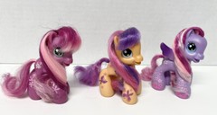 My Little Pony 2008 4″ Figures Lot X 3 Cheerilee Scootaloo Star Song Brushable