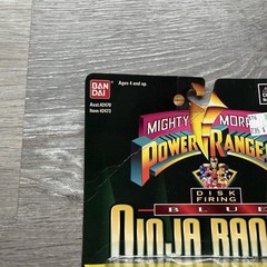 1995 Bandai Mighty Morphin Power Rangers Blue Ninja Disk Ranger Original