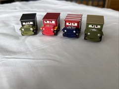 Disney Pixar Cars Movie Lot Of 4 Toy Car Jeeps Die Cast/Plastic NICE!