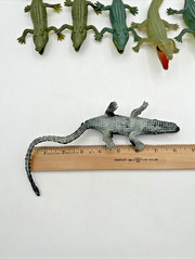 Crocodile / Alligator Plastic Animal Toy Figure Lot Of 11