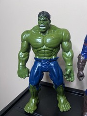 Lot of 7 Marvel Action Figures, Large, approx. 12″ Pre Owned No Accessories