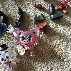 FNAF Funko Action Figure Lot For Parts Marionette Foxy Pigpatch Orville Mixed