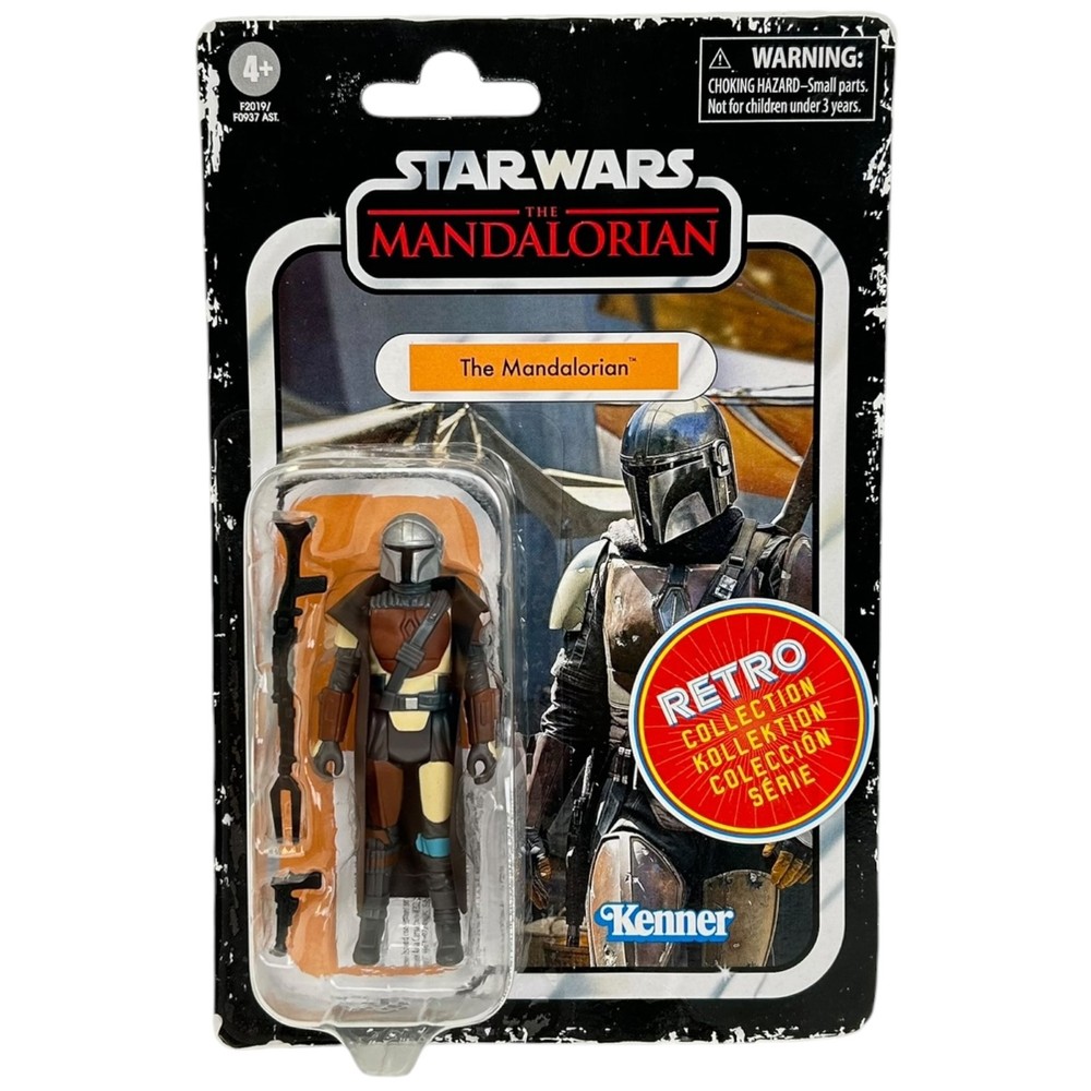 Star Wars Retro Collection The Mandalorian 3.75″ Action Figure 2020 Hasbro New