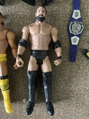 WWE Mattel Basic NXT Lot Of 8 Figures Plus Accessories TJ Perkins Garza Apollo