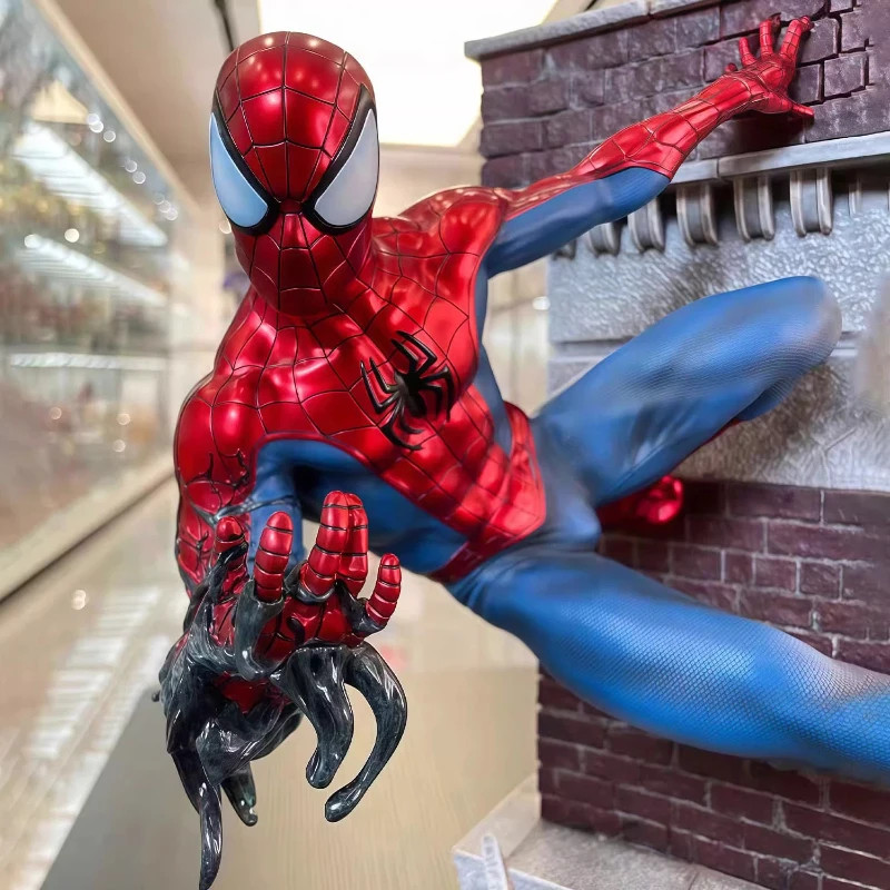 Large 29cm Spider Hero GK Statue Model Figure Trendy Desktop Decoration Gift