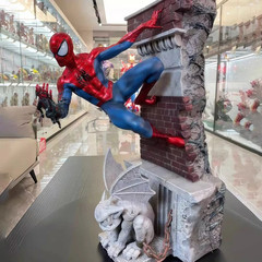 Large 29cm Spider Hero GK Statue Model Figure Trendy Desktop Decoration Gift