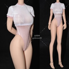 1/6 Tbleague phicen Color Blocked Swimsuit Fit 12” Female Action Figure