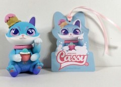 Moetch Cassy Cat Drink Series Mini Figure Cocktail Blue NEW