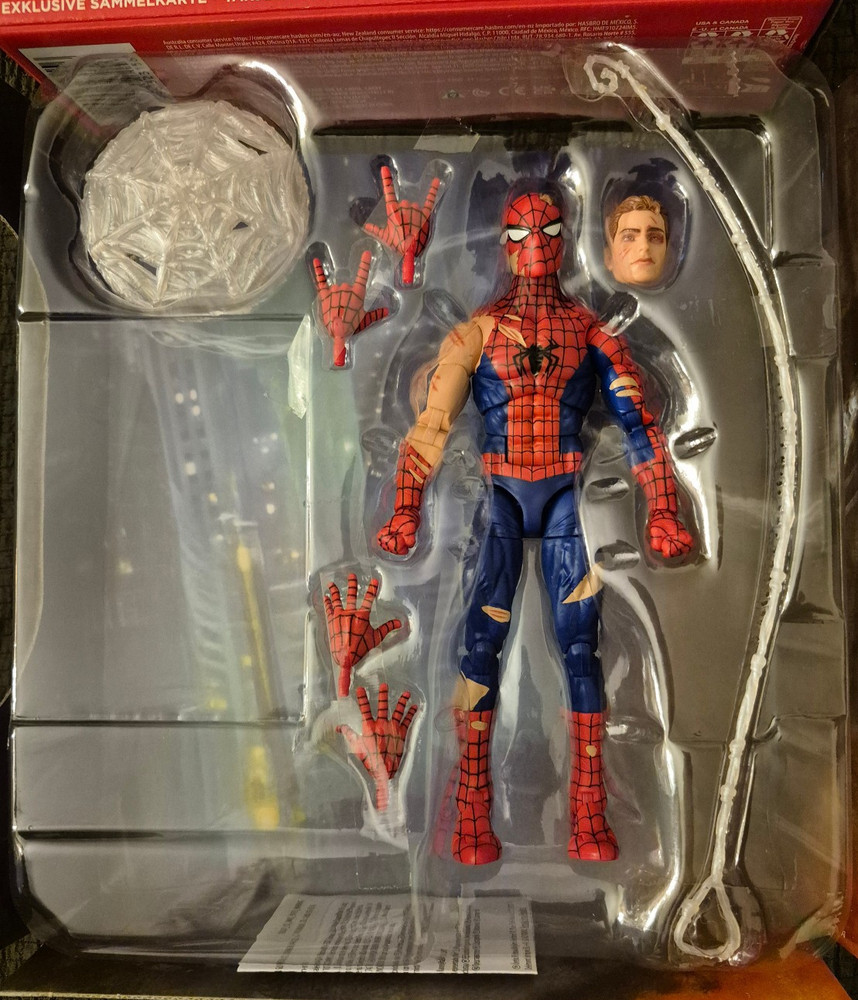 Marvel Legends Magic the Gathering Battle Damaged Spider-Man Figure NO Card