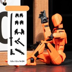 Titan13, Dummy 13, T13 Action Figure,Toy Robot, 3D Printed
