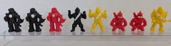 1980s Panosh Ninja Mites — Huge Lot of 72 Action Figures!