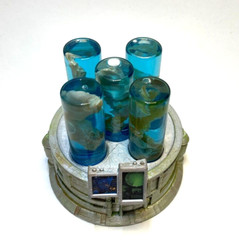 CUSTOM SCI FI SCIENCE LAB EXPERIMENT for 3.75 INCH FIGURE DIORAMA STAR WARS