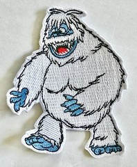 BUMBLE embroidered figure patch Christmas Rudolph Santa Abominable Snowman