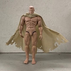 SU-CH-C-BE: 1/12 wired battle damaged Biege cape for 6″ action figure