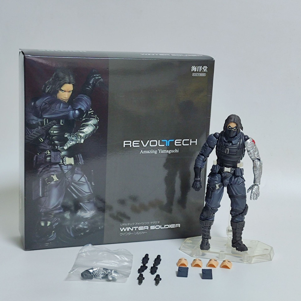 Kaiyodo Revoltech Winter Soldier – Bucky Barnes Movable Anime Action Figure