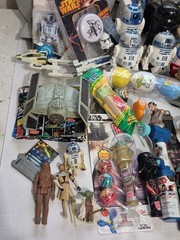 Star Wars Mixed Lot of Toys action figures, PEZ Funko Lightsabers McDonald’s