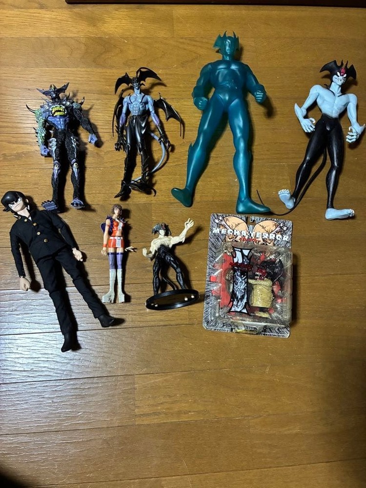 DEVILMAN Deluxe Figure Bundle Large Soft Vinyl Figures Collection Set