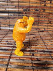 SCOOBY DOO 10,000 VOLT GHOST MONSTER ACTION FIGURE ORANGE YOGA MONSTER 5 inches