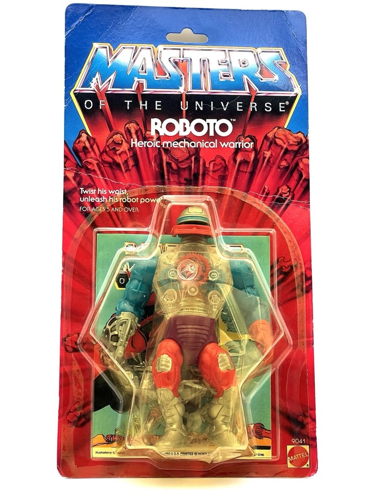 Mattel MOTU ROBOTO Vintage 1984 Sealed On Card | Free Shipping!