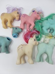 My Little Pony Lot Hasbro G1 8 Figures Bait As Is Ooak