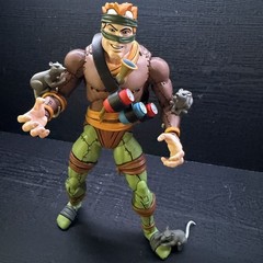 NECA TMNT Rat King & Vernon Fenwick Action Figures Loose Complete