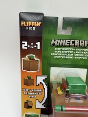 Minecraft Flippin Figs 2-in-1 Baby Sniffer + Sniffer Action Figure Mojang Studio