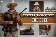 Sideshow THE DUKE John Wayne & Dog Sam Deluxe Action Figure Scale 1/6
