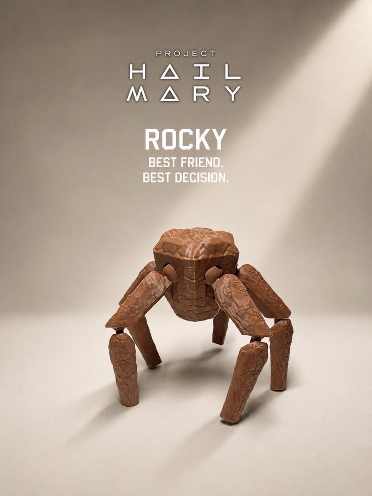Rocky The Alien Project Hail Mary 3D Printed Articulated Figure