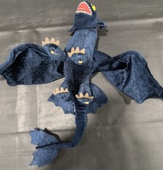 Dreamworks How To Train Your Dragon Toothless Night Fury Poseable Bendable Plush