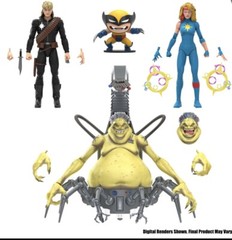 Marvel Legends MOJOWORLD 4-pack SDCC Hasbro Exclusive Mojo Dazzler Longshot