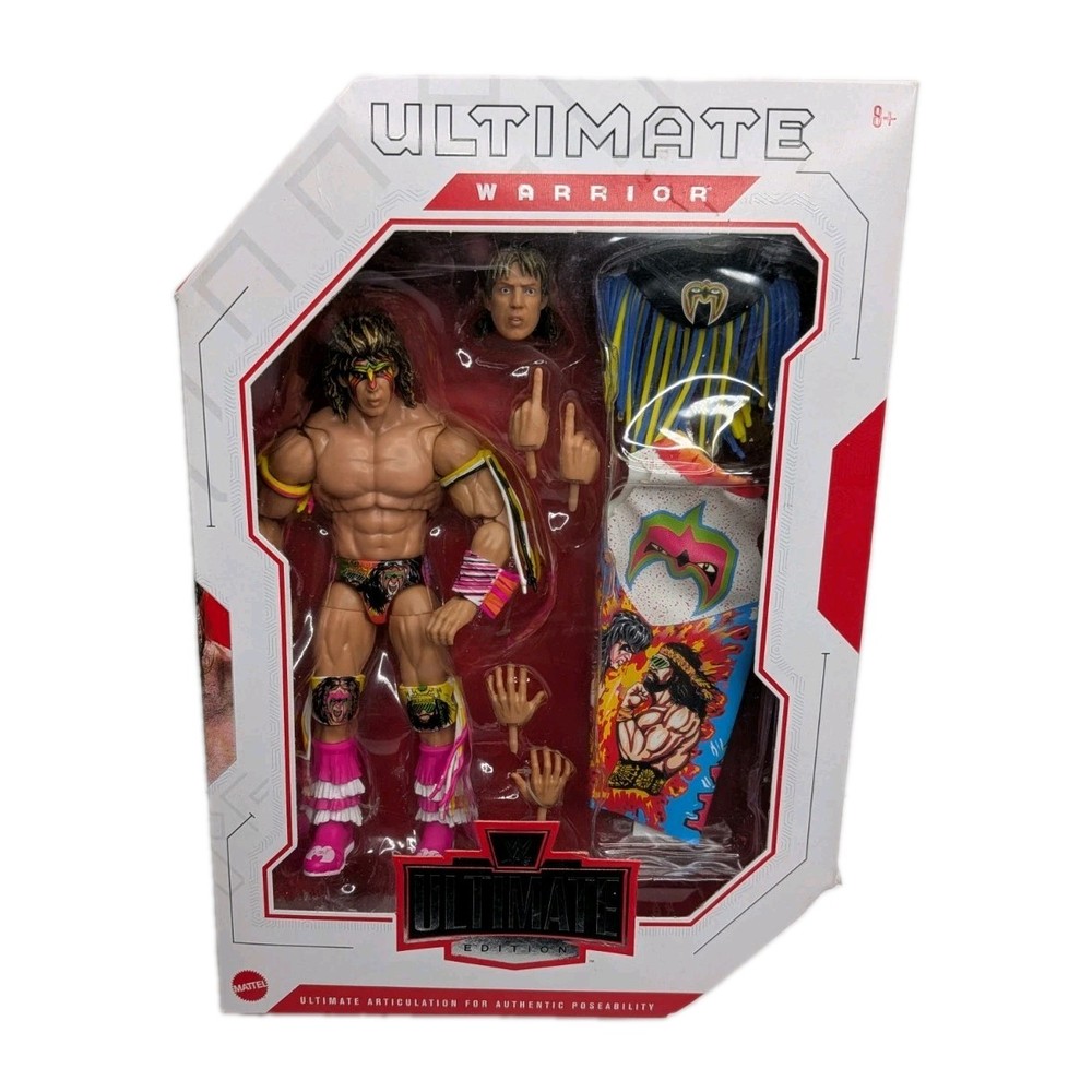 WWE Ultimate Edition Series: Ultimate Warrior Action Figure – Open Box