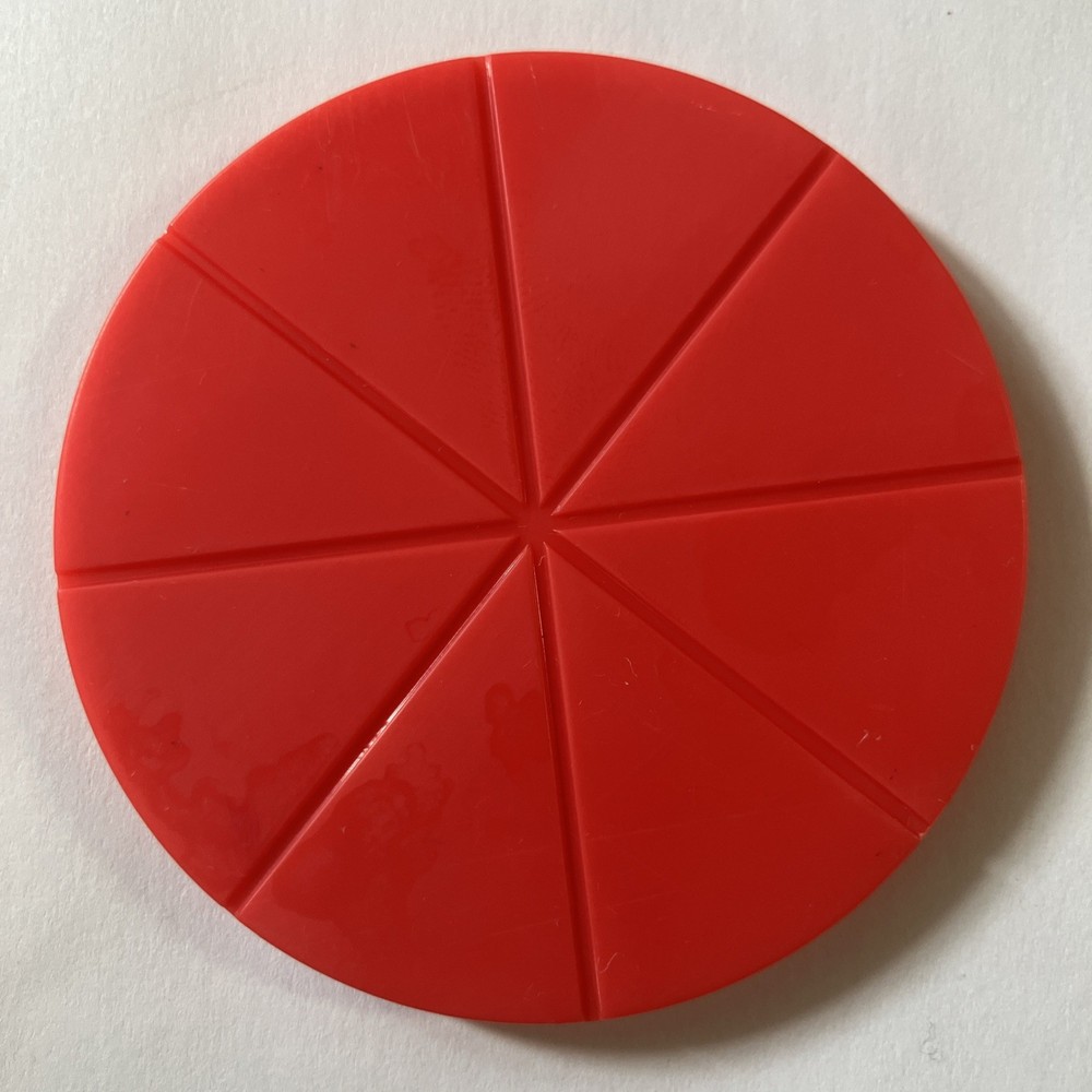 Vintage 1990 TMNT Technodrome Krang Red Escape Hatch Original Playset Part