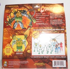 3 CYBERFROG Action Figures: New, SIGNED: Cyberfrog, 90’s, Heather Swain | EVS