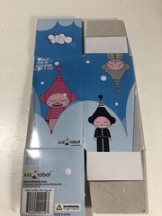 Kidrobot Dalek Pink and White Ice Bot Designer Vinyl Art Figure 2005 W/ Box