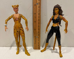 3 DIFF DC Universe 2009 Cheetah Figures 6″ Wave 13, Black Suit Variant 4″ Mattel