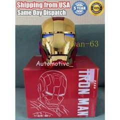 Autoking Iron Man Helmet MK5 1/1 Voice-controlled Mask Children’s Day Gift Prop