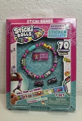 Set 6_STICKI ROLLS Sticki Bands Wearable &Shareable Sticker Bracelet Includes 70