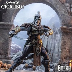 Harvinger Studios Savage Crucible Brynyar Vael & Naraka 1/12 Scale Action Figure