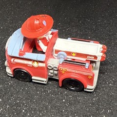 PAW Patrol Marshall Fire Pup Dog Fire Truck Vehicle 2015 Spin Master 3″ A2
