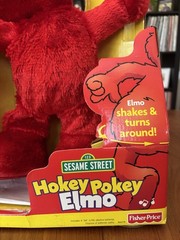 Vintage 2002 Sesame Street Hokey Pokey Elmo with Original Box Works