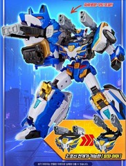 Metal Cardbot W Season3 BLUECOP W Transformer Robot Police Car Figure Toy 2025