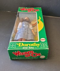 MEGO Wizard of Oz DOROTHY, SCARECROW, TIN MAN, LION 8″ Figure DOLLS LOT of 4 BOX