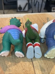 Vintage 1991 Jim Henson Dinosaurs TV Show Action Figures Complete Set 6 Hasbro