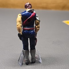 Hasbro G.I. Joe Crimson Guard Commander Blue/Red/Silver Figure w/ File Card